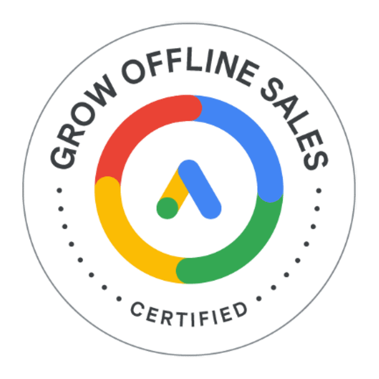 Certificação "Aumente as vendas off-line"